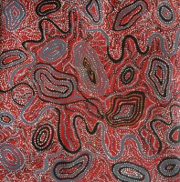 Ngapa Water Dreamtime - Thomas Tjapaltjarri