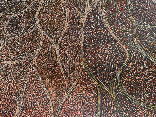 Bush Turkey dreamtime - Genevieve Loy Kemarre