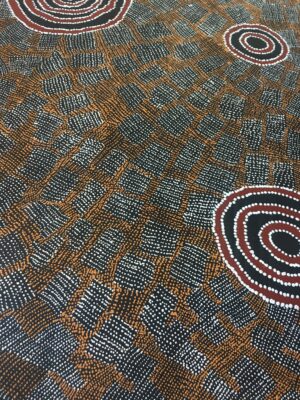 Wentja Blue Tong Lizard - Wentja Morgan Napaltjarri