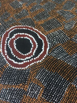 Wentja Blue Tong Lizard - Wentja Morgan Napaltjarri